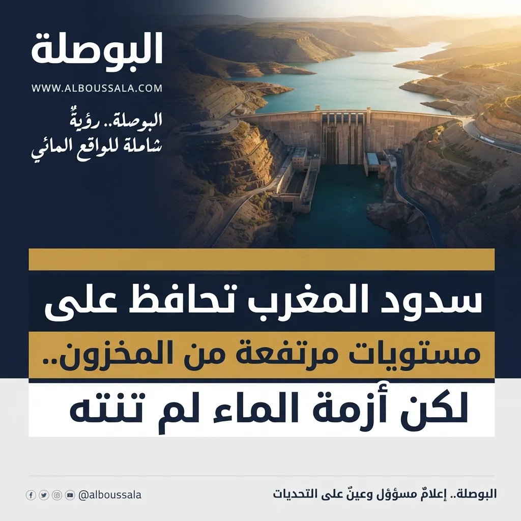 سدود المغرب تحافظ على مستويات مرتفعة من المخزون.. لكن أزمة الماء لم تنته صورة السدود Lwsoptimized