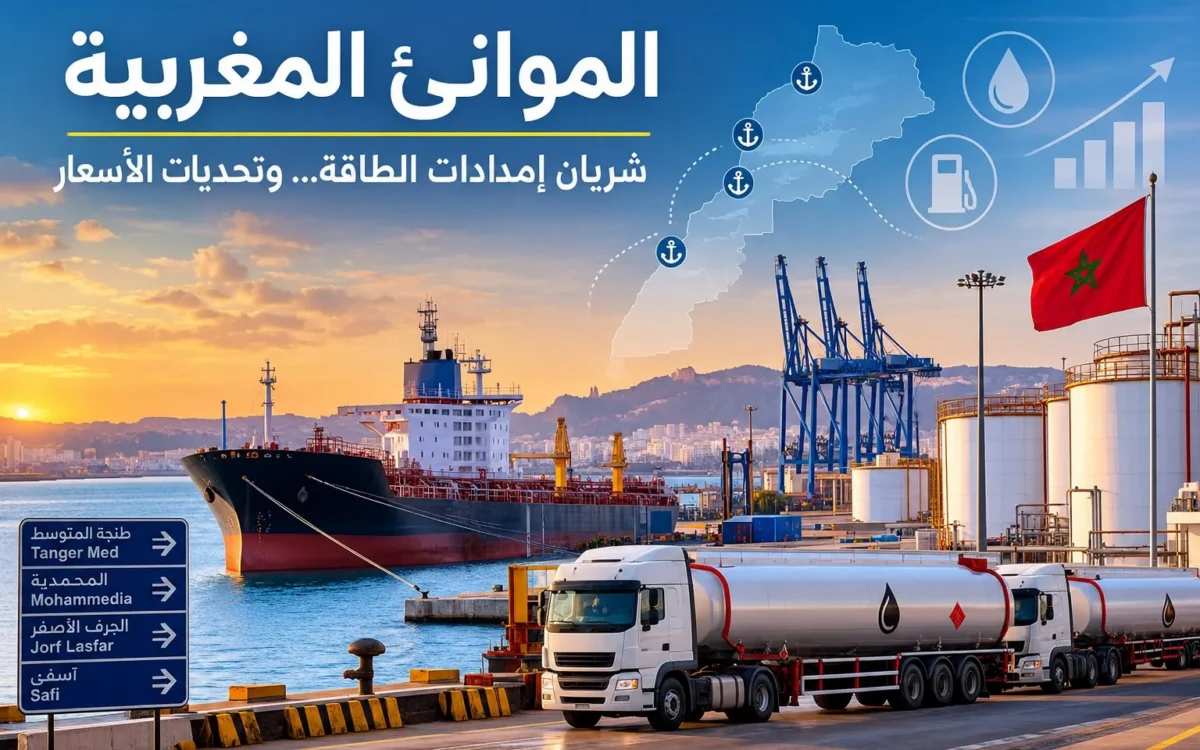 الموانئ المغربية: وفرة في إمدادات الطاقة وضغط متواصل على الأسعار